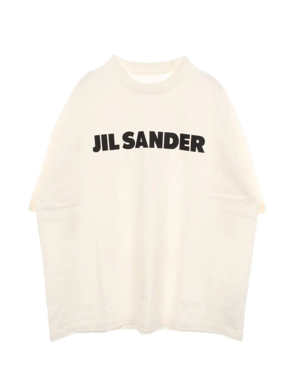 Jil Sander Pre-Owned 2010s logo-print oversized T-shirt - Weiß