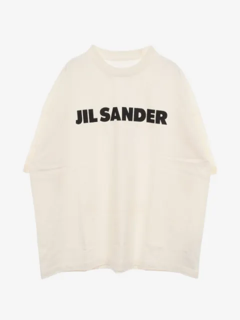 Jil Sander Pre-Owned 2010s logo-print oversized T-shirt