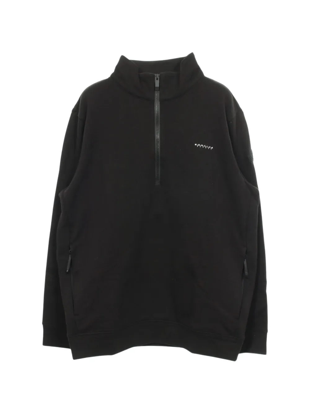 Moncler Vintage sweat à col montant zippé (années 2010) - Noir Moncler Vintage sweat à col montant zippé (années 2010) - Noir