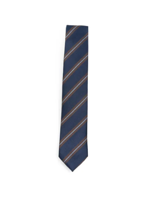 SAPIO diagonal-stripe tie