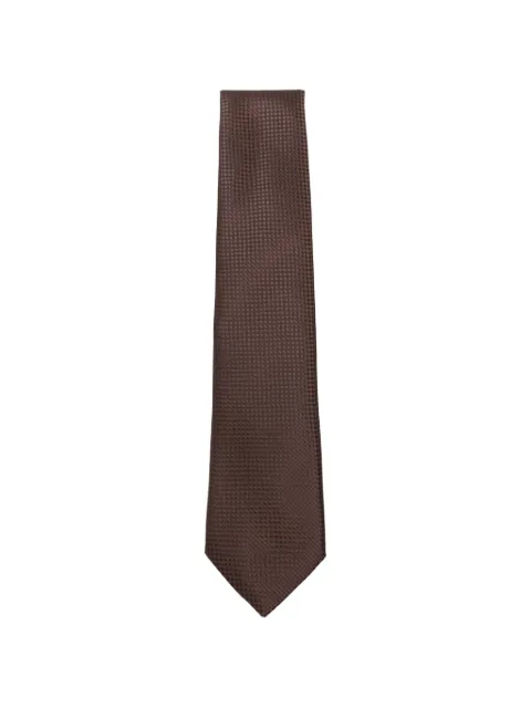 SAPIO check-pattern tie