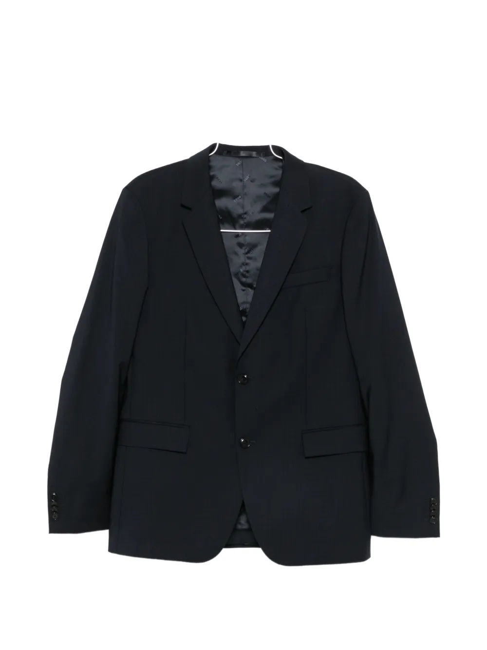 BOSS three-piece single-breasted suit - Blu