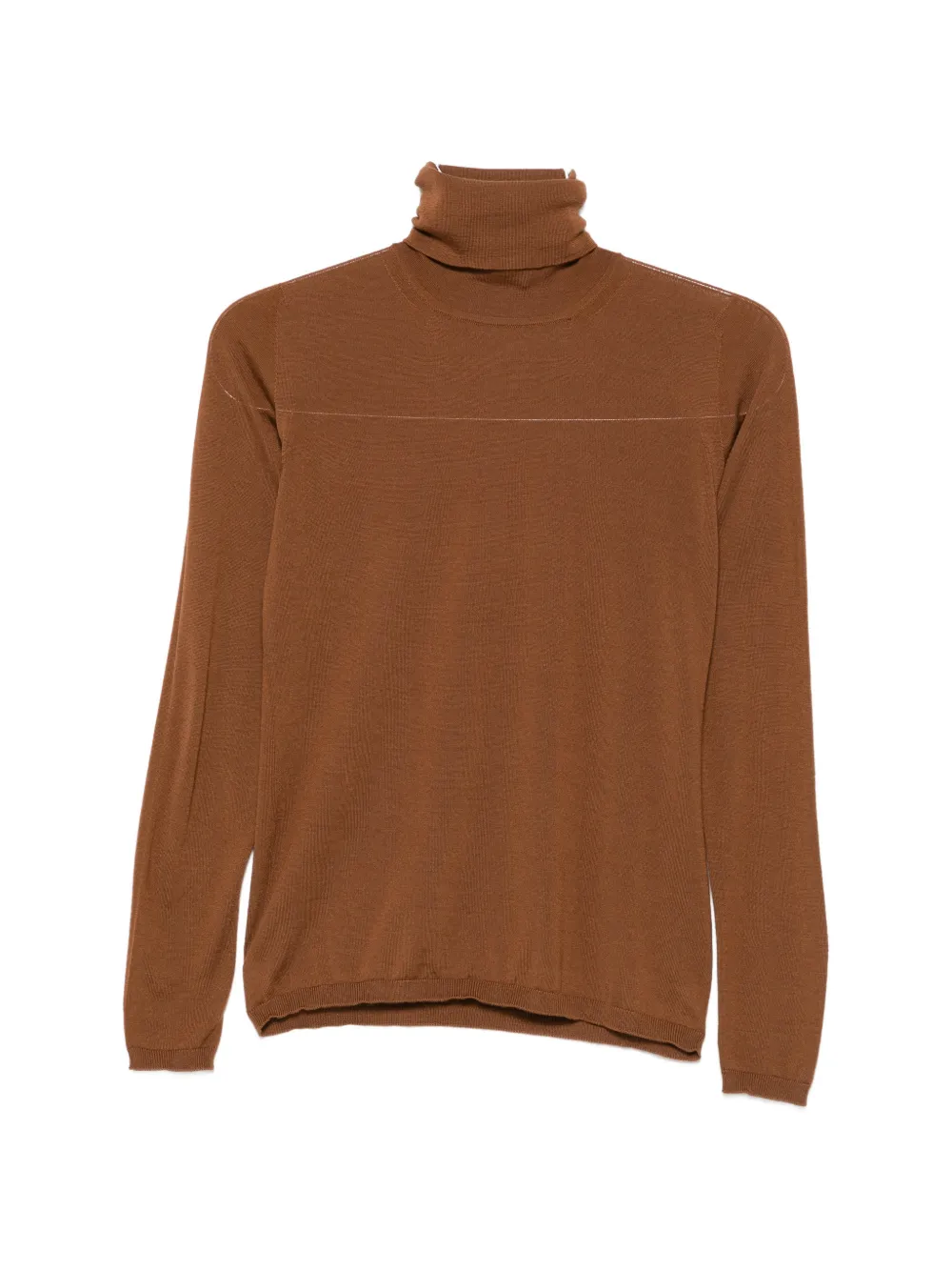 Max Mara Saluto roll-neck long-sleeve sweater - Braun