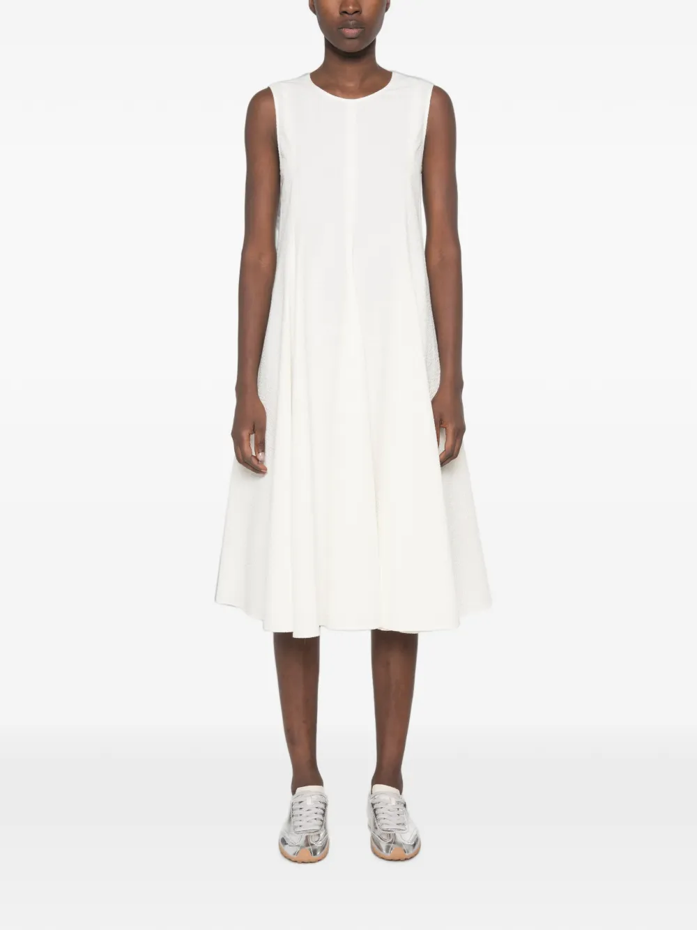 JW Anderson Midi-jurk met strikdetail Wit