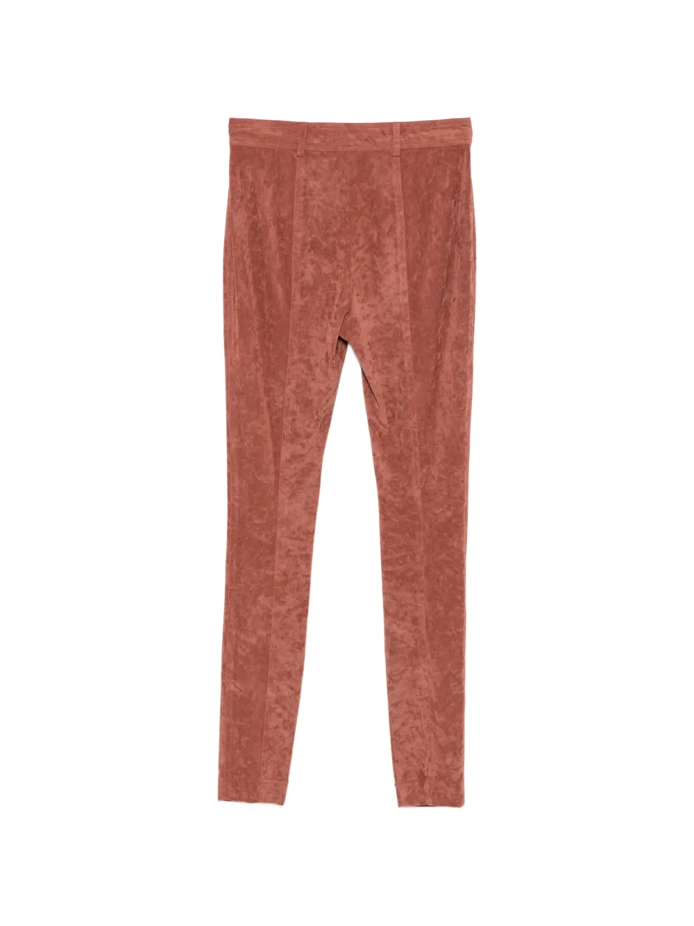 Alberta Ferretti Broek met riemlussen Oranje
