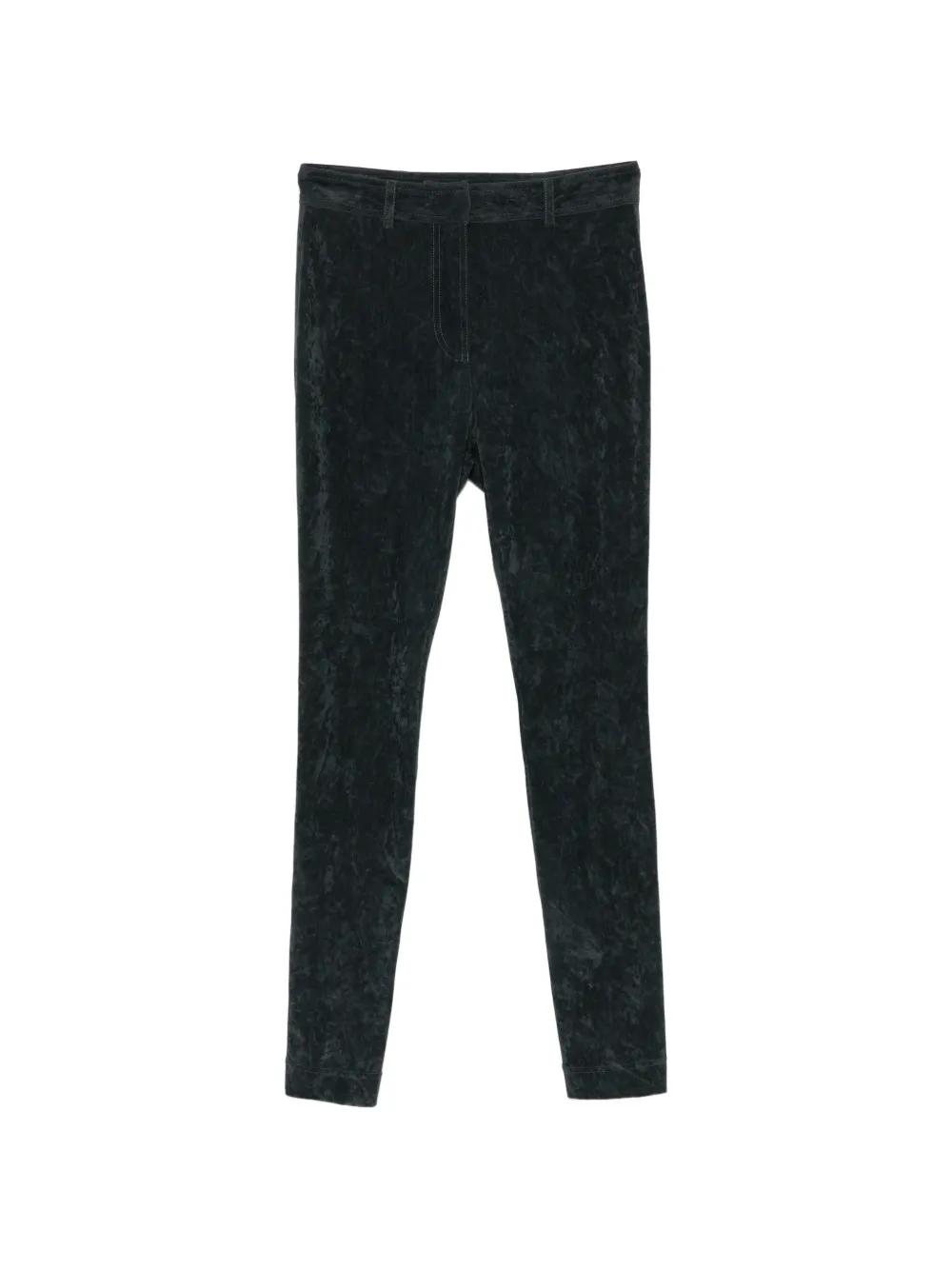 Alberta Ferretti velvet-effect trousers - Grau