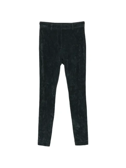 Alberta Ferretti pantalones con efecto terciopelo