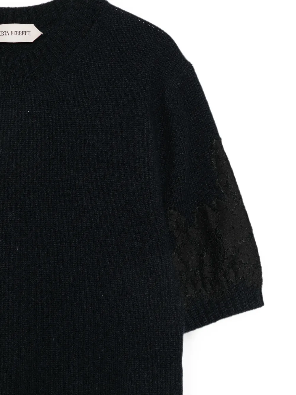 Alberta Ferretti Trui met korte mouwen Blauw