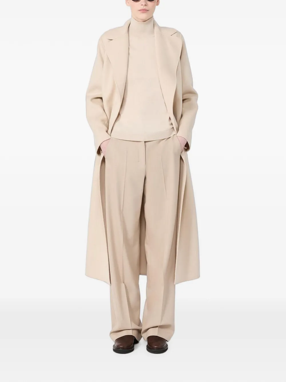 'S Max Mara Geplooide broek Beige