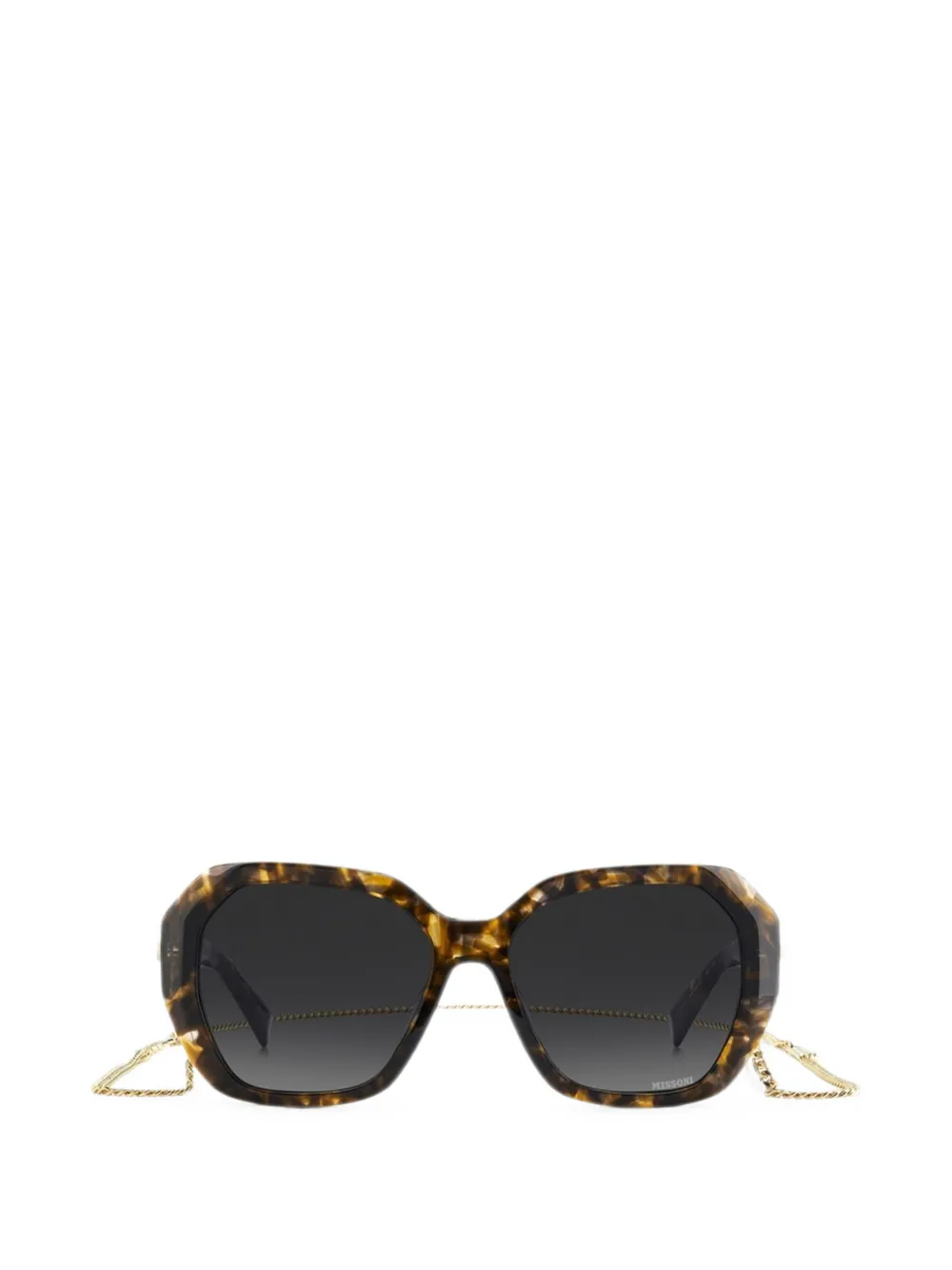 MISSONI EYEWEAR square-frame sunglasses - Marrone