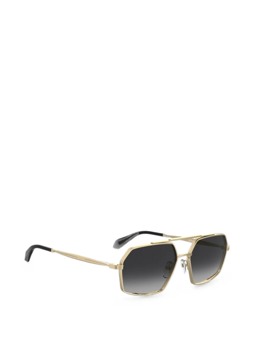 Moschino Eyewear Zonnebril met vierkant montuur Goud