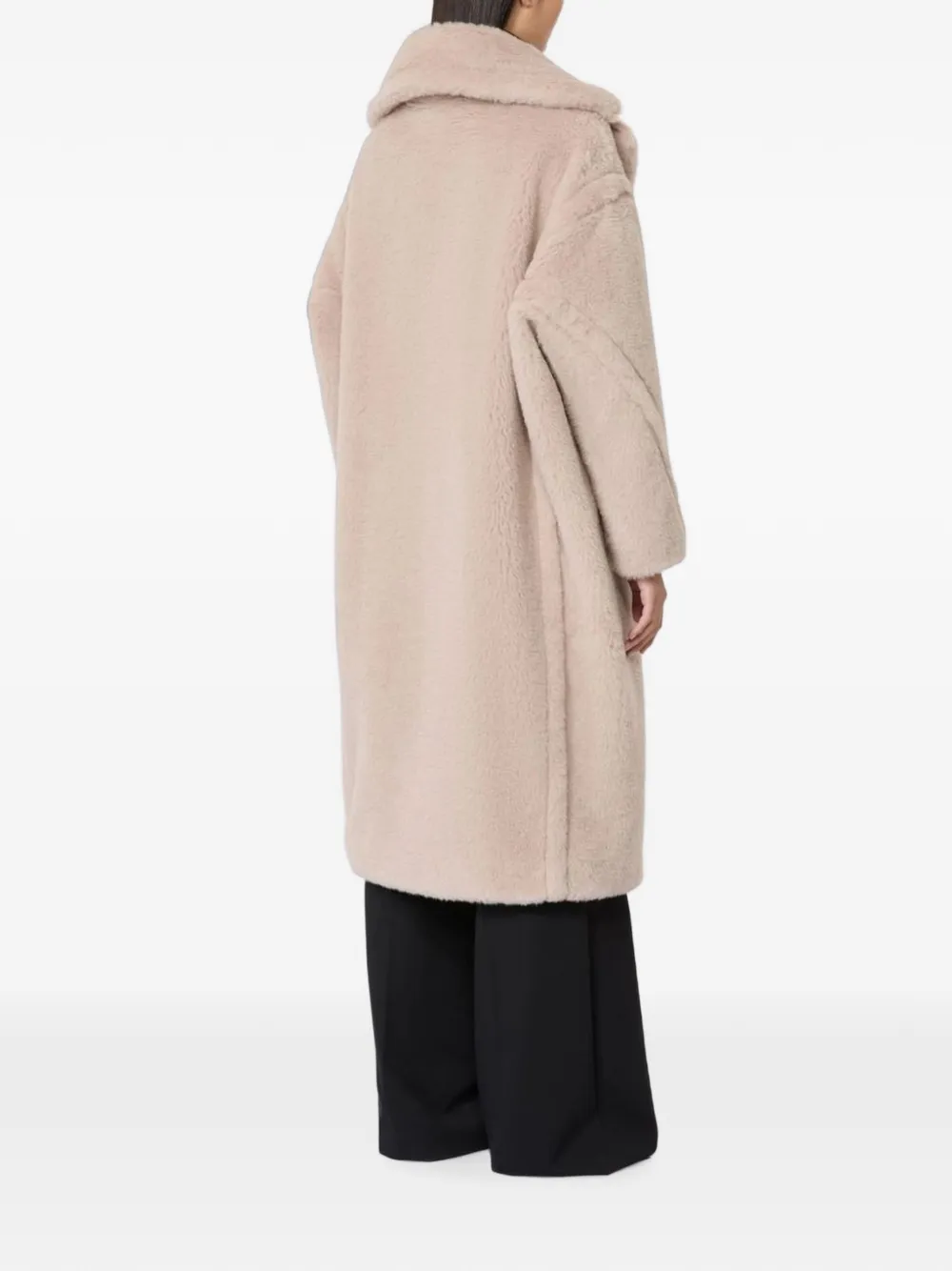 Max Mara Tedgirl jas met dubbele rij knopen Beige