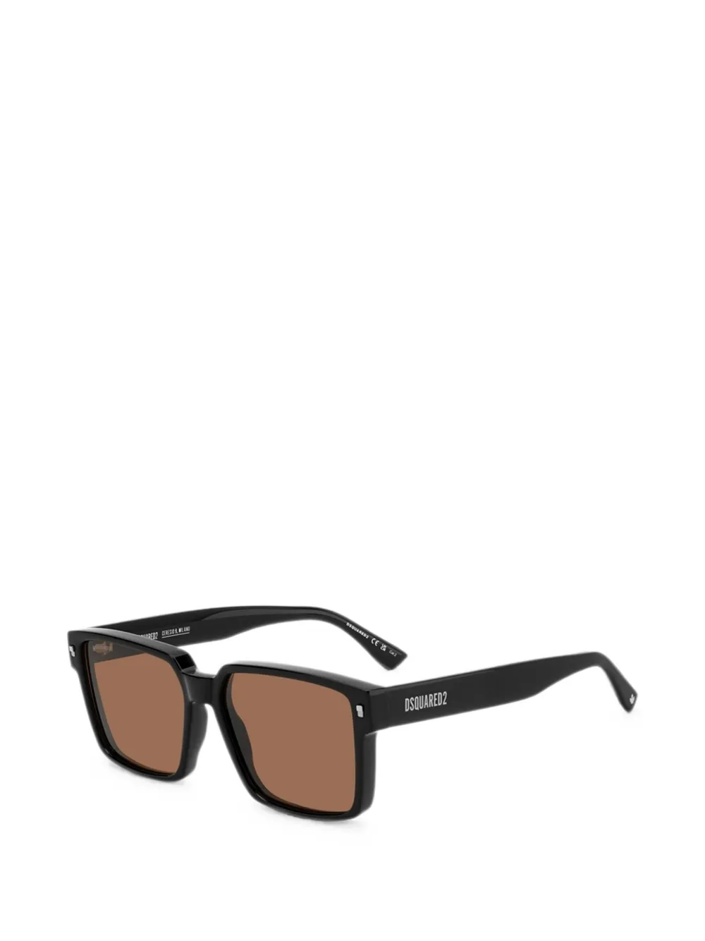 DSQUARED2 Zonnebril met vierkant montuur Zwart