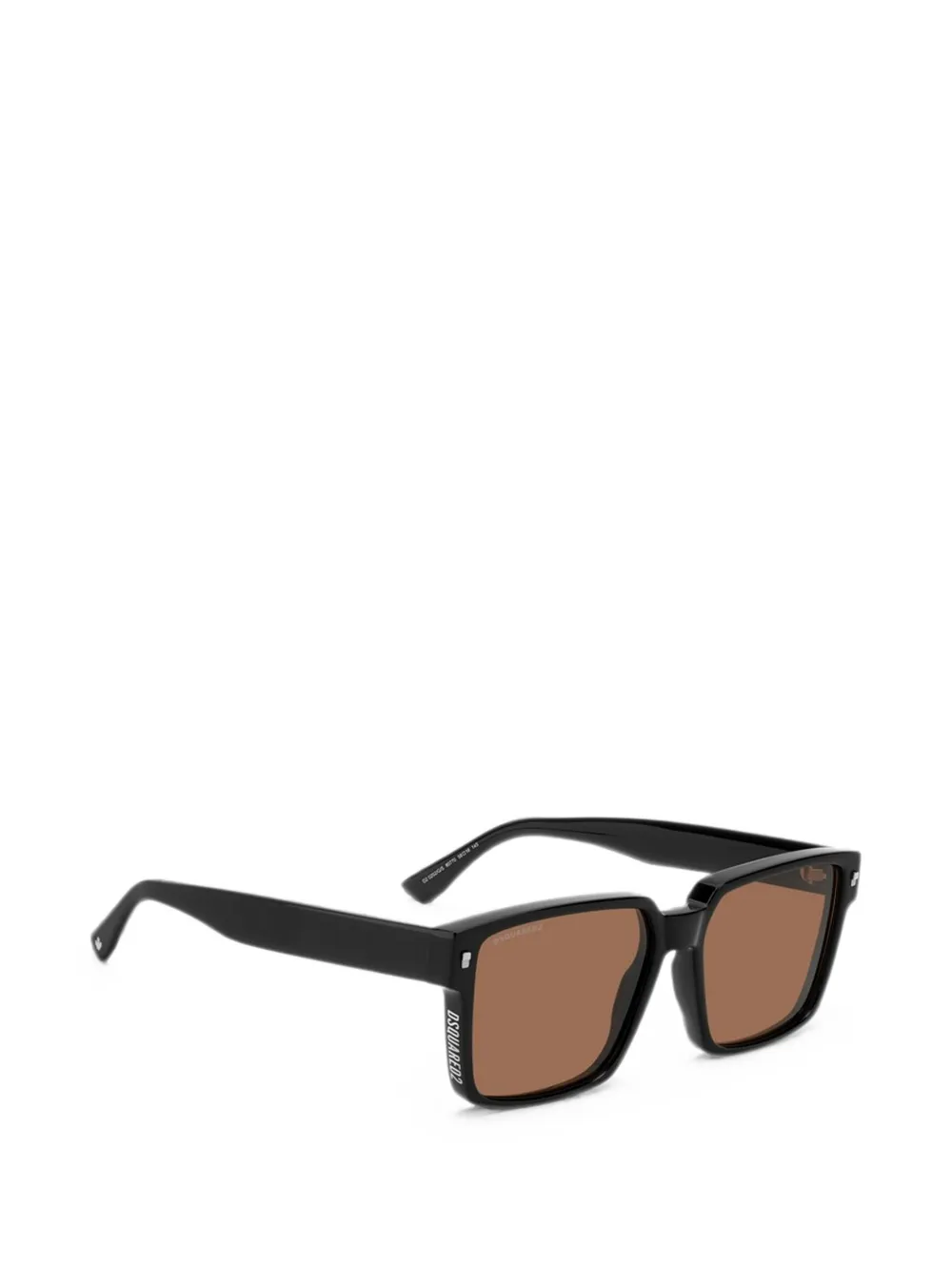 DSQUARED2 Zonnebril met vierkant montuur Zwart