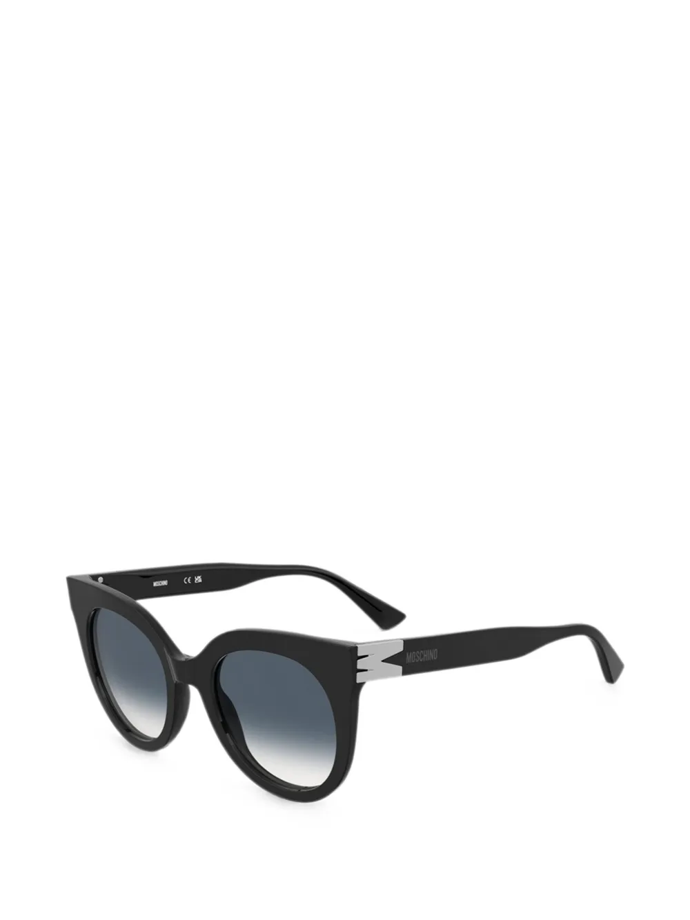 Moschino Eyewear Zonnebril met cat-eye montuur Zwart