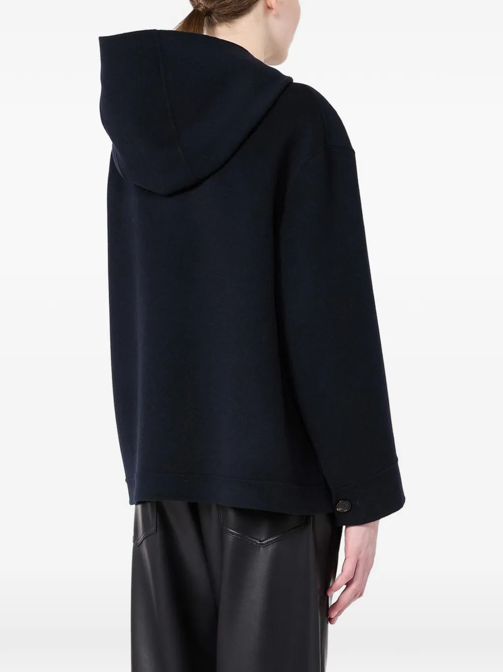 'S Max Mara Mantel van scheerwol Blauw
