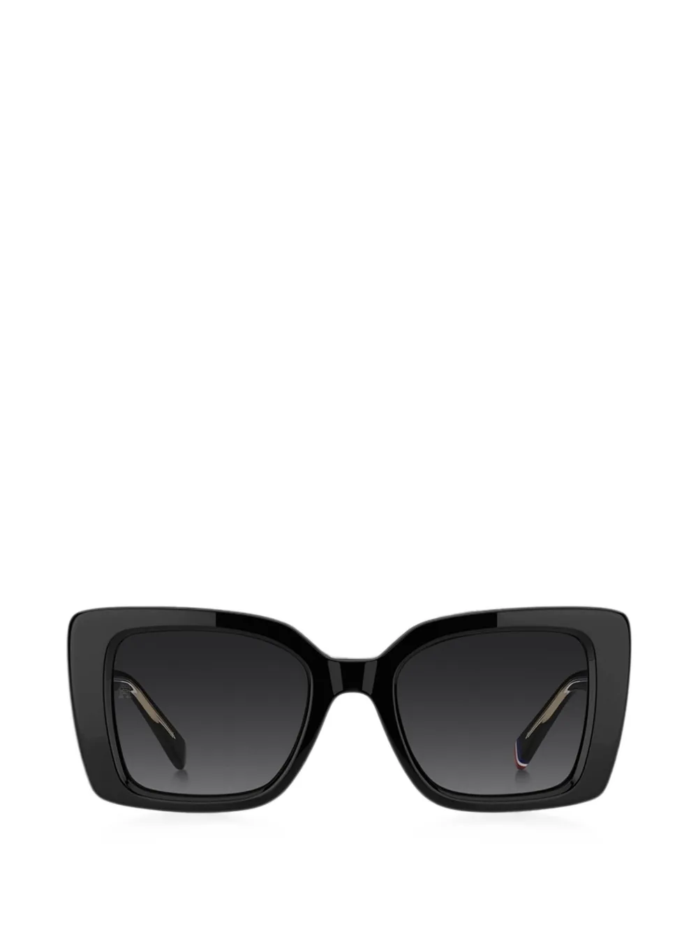Tommy Hilfiger monogram cat-eye frame sunglasses - Nero