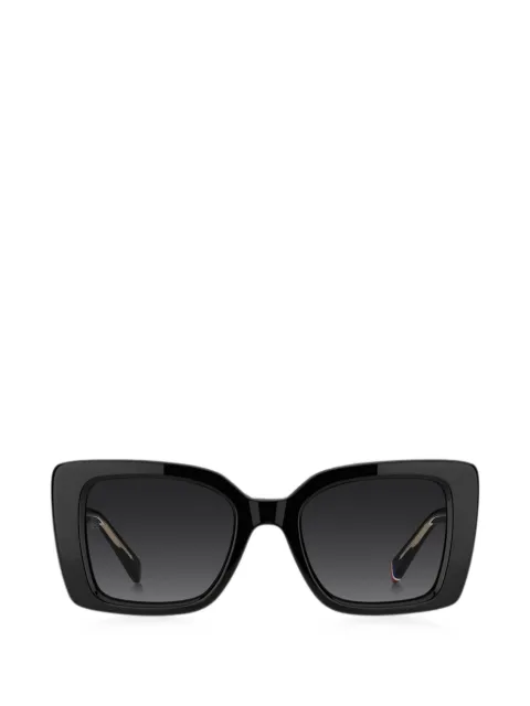 Tommy Hilfiger lentes de sol con monograma y armazón cat eye