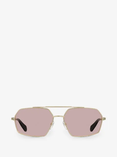 Moschino Eyewear geometric-frame sunglasses