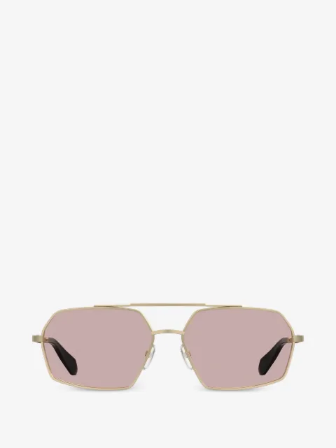 Moschino Eyewear geometric-frame sunglasses