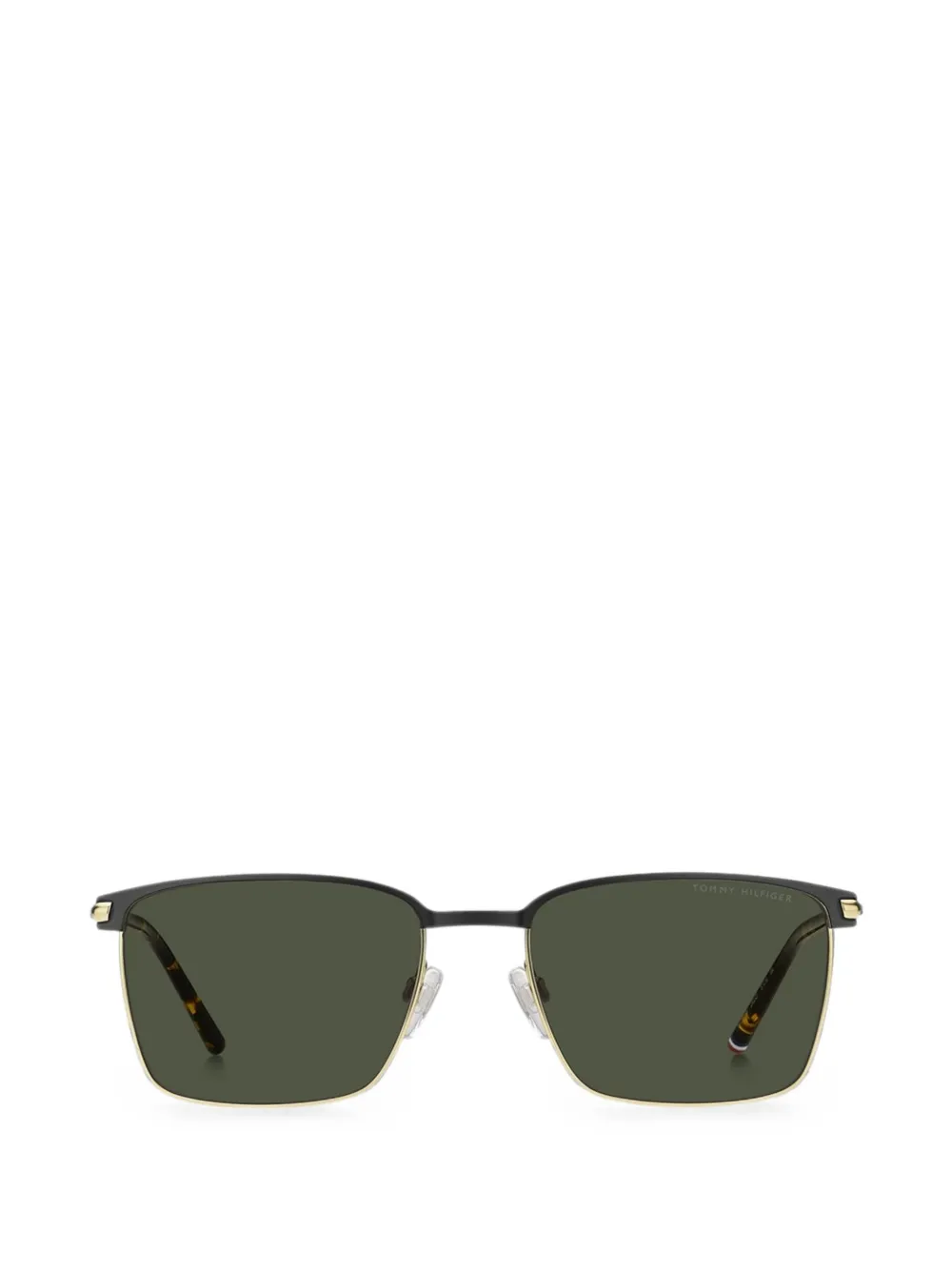 Tommy Hilfiger Preppy square-frame sunglasses - Schwarz