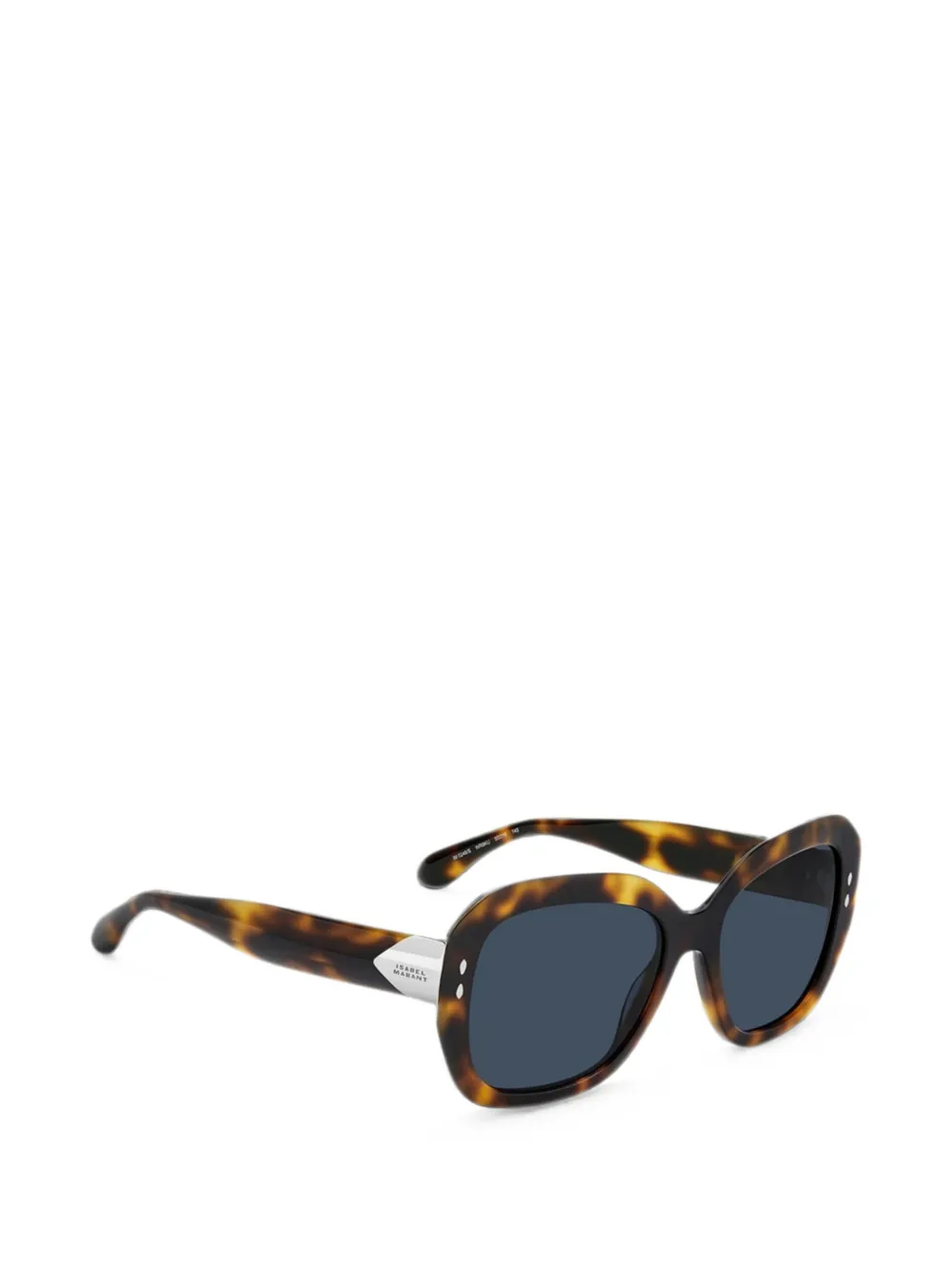 Isabel Marant Eyewear Zonnebril met rechthoekig montuur Bruin