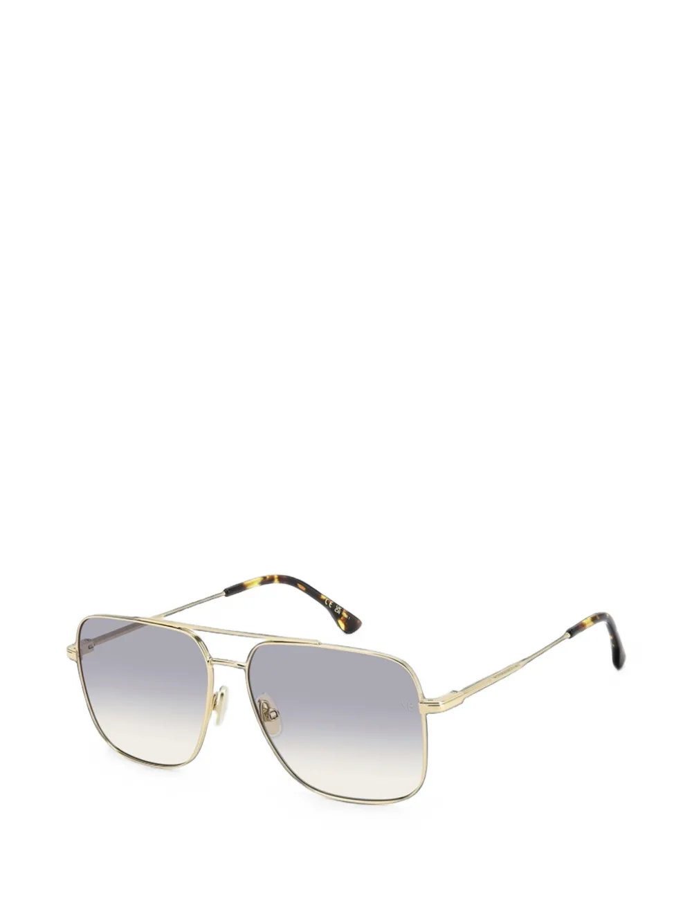 Victoria Beckham Eyewear Zonnebril met geometrisch montuur Goud