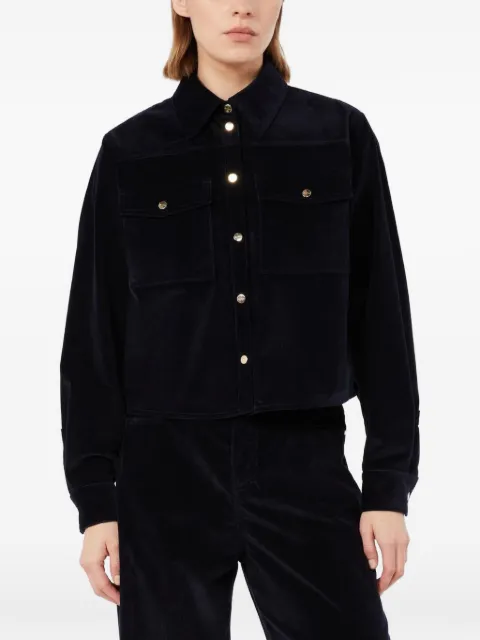 Max Mara corduroy chest-pockets jacket