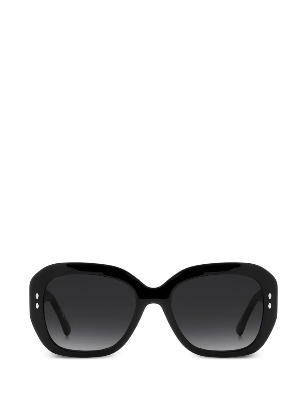 Isabel Marant Eyewear Zonnebril met rechthoekig montuur Zwart