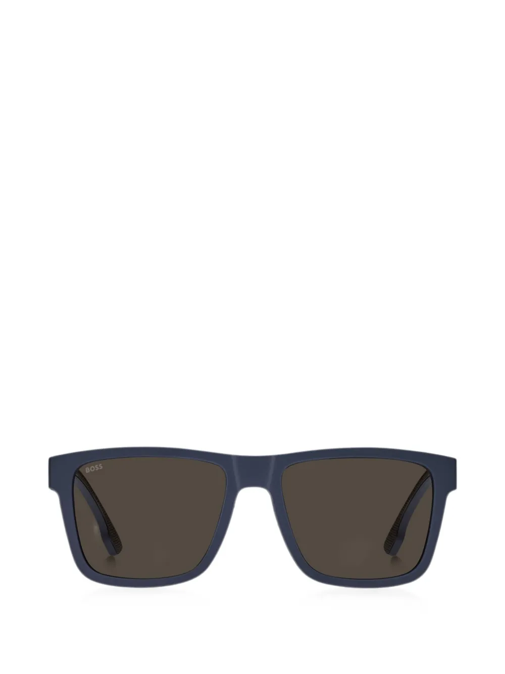 BOSS matte-blue sunglasses with logo insert