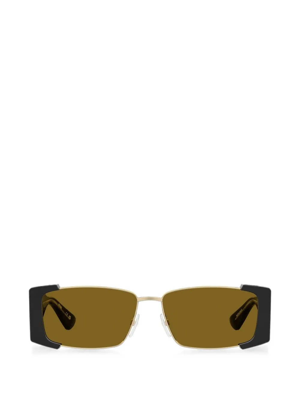 Moschino rectangle-frame sunglasses - Nero