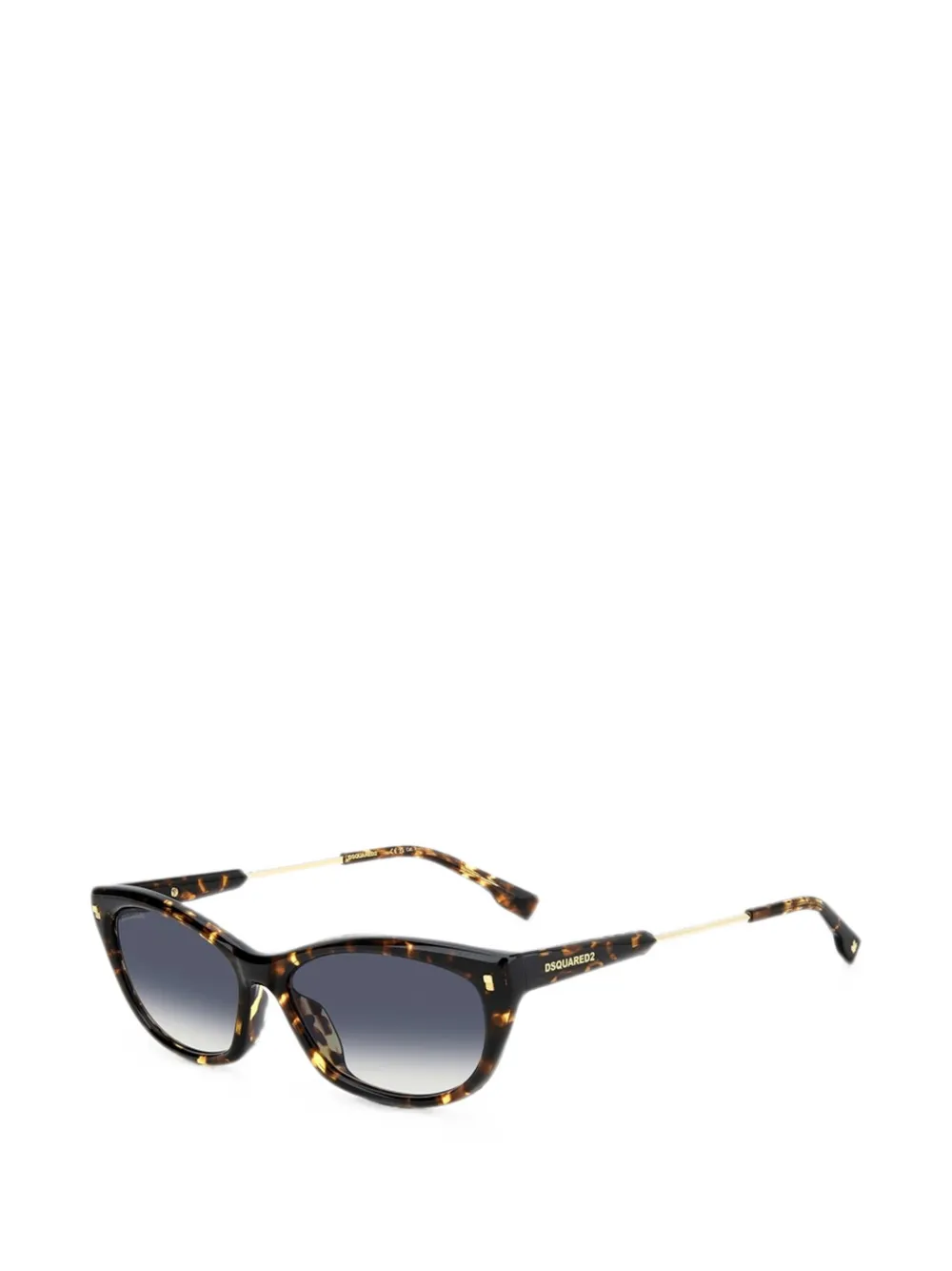 DSQUARED2 EYEWEAR Zonnebril met cat-eye montuur Bruin
