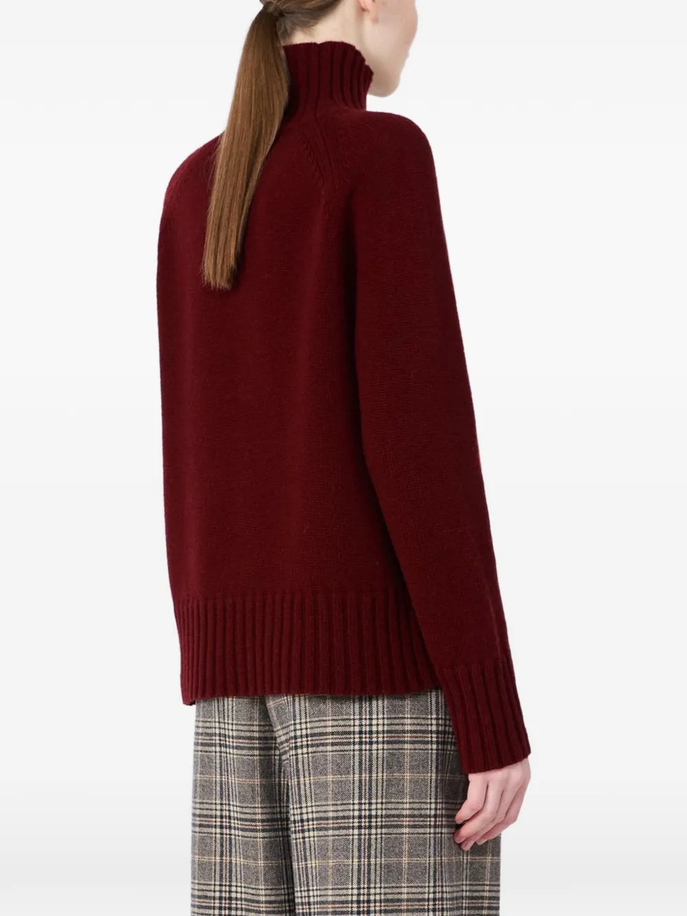 'S Max Mara Coltrui met raglan mouwen Rood