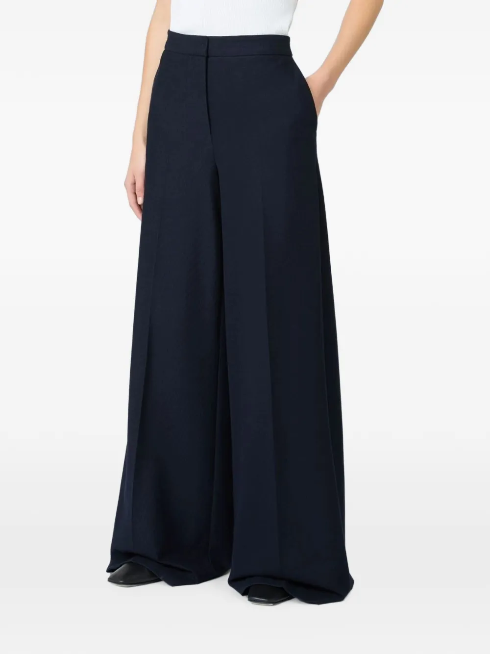 Max Mara Pinza palazzo pants - Blau
