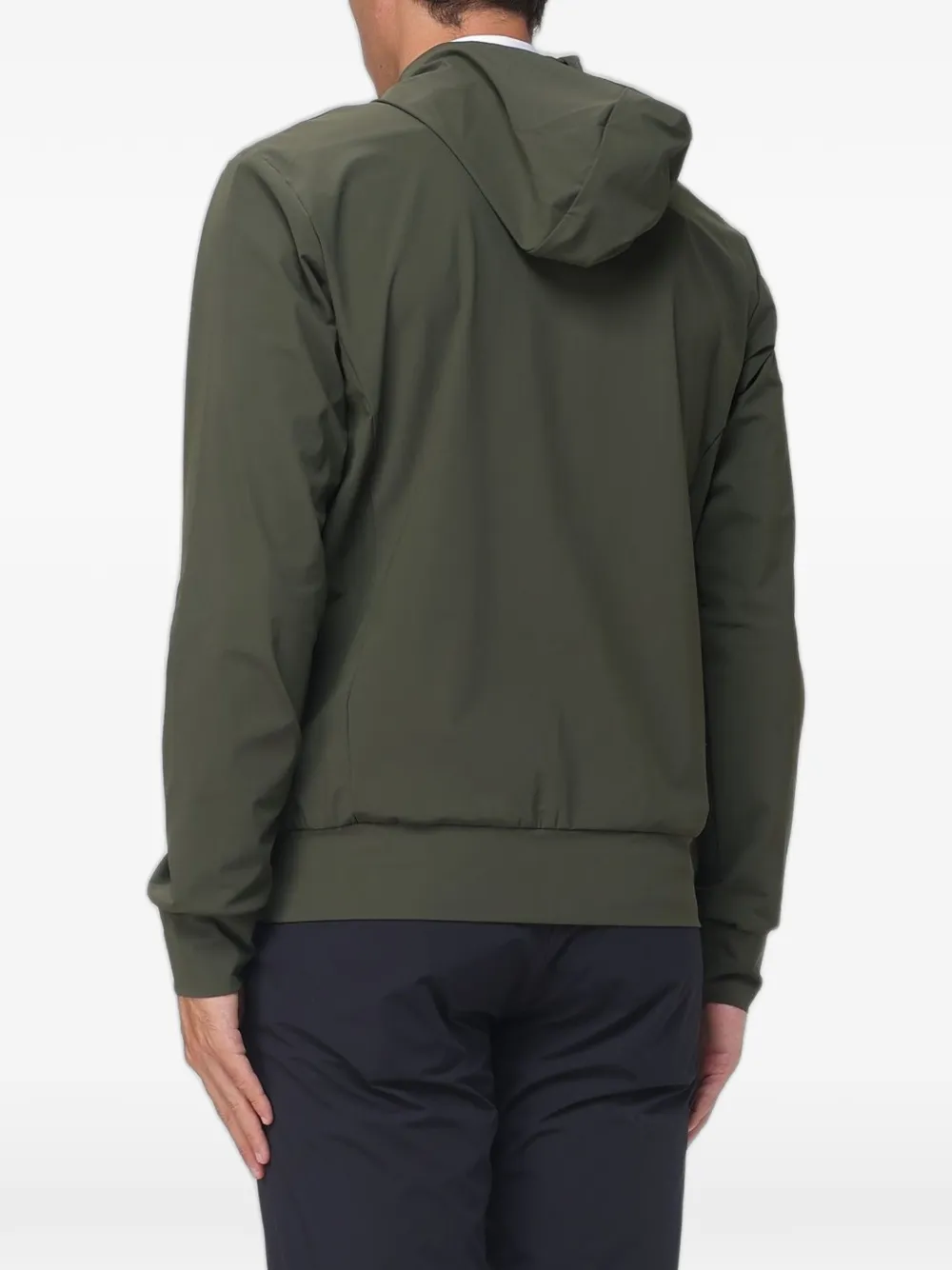 Save The Duck Kids Luiz hooded zip-up jacket Groen