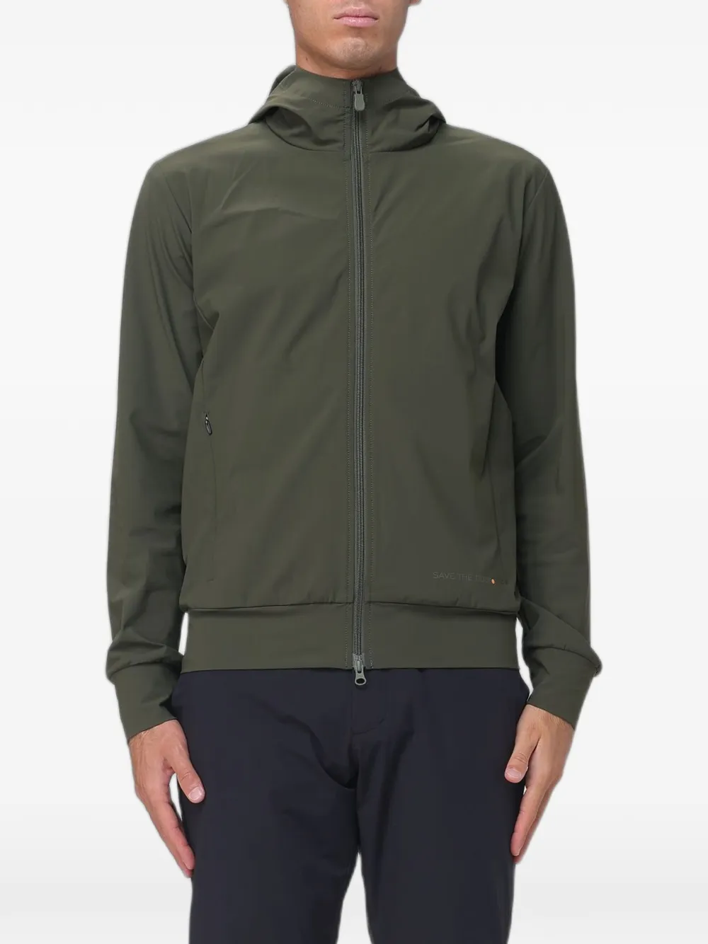 Save The Duck Kids Luiz hooded zip-up jacket - Grün