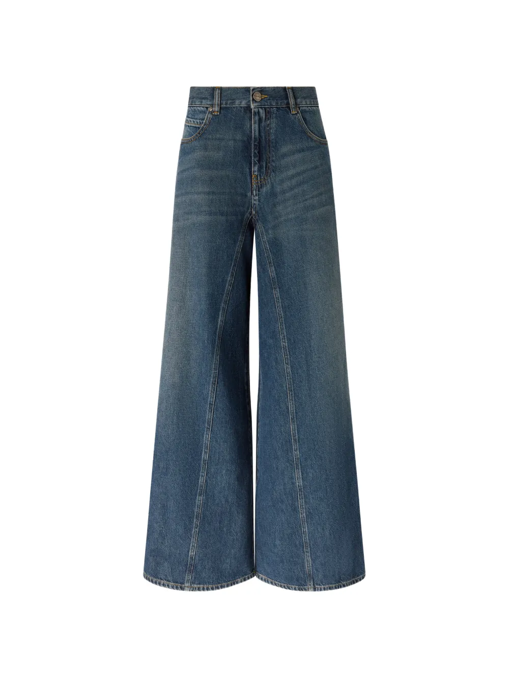 PINKO flared jeans with super wide leg - Blau