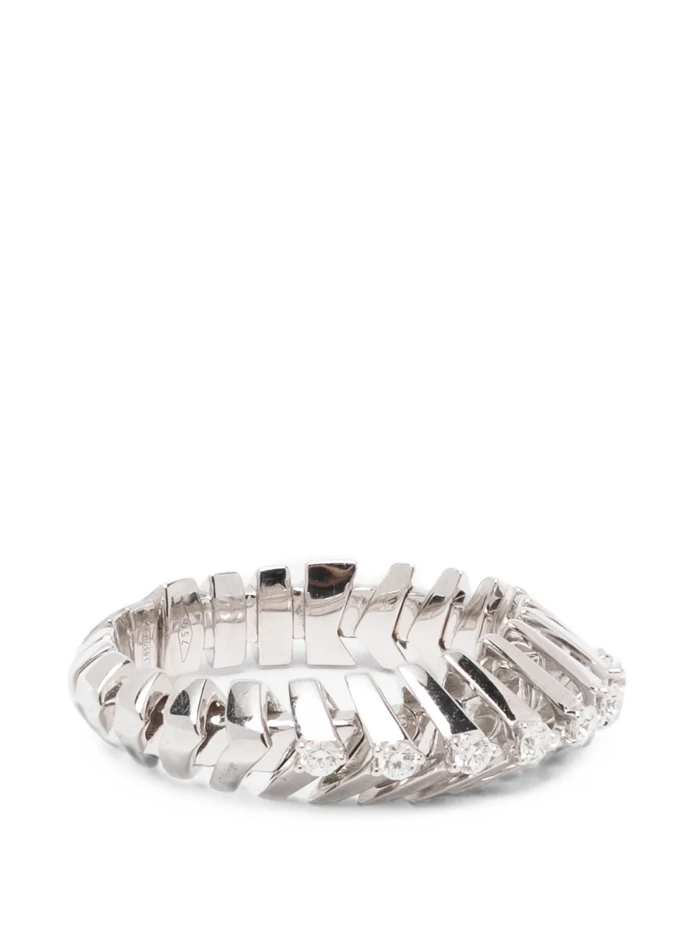 FerriFirenze Anello con diamanti - Argento