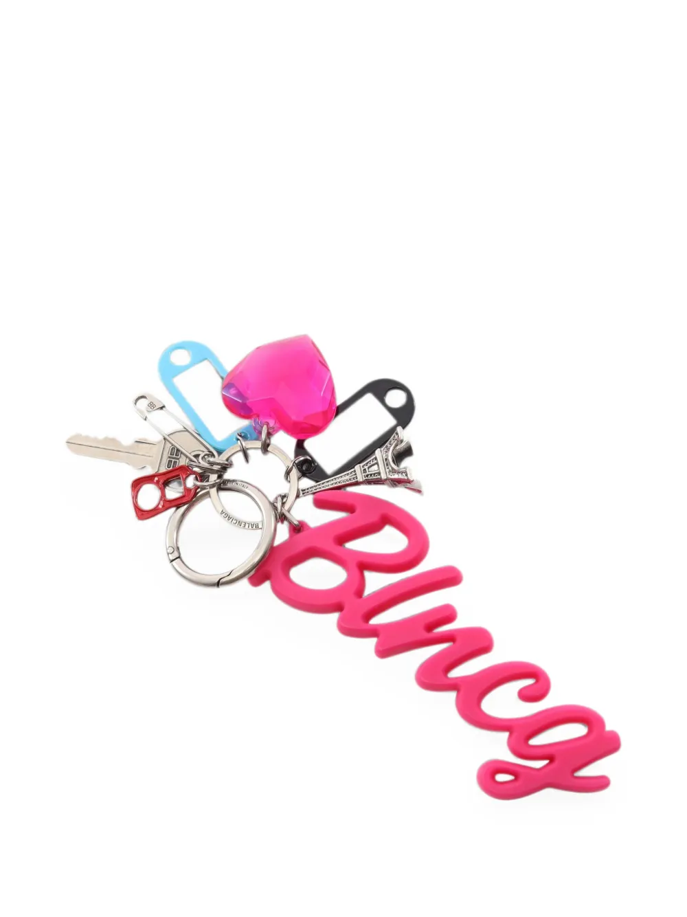 Balenciaga Pre-Owned 2010s Hourglass Soft bag charm - Rosa