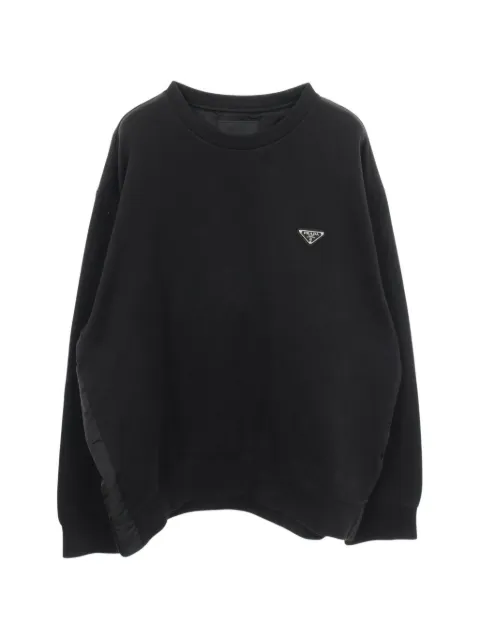 Prada Pre-Owned 2000s triangle logo sweater