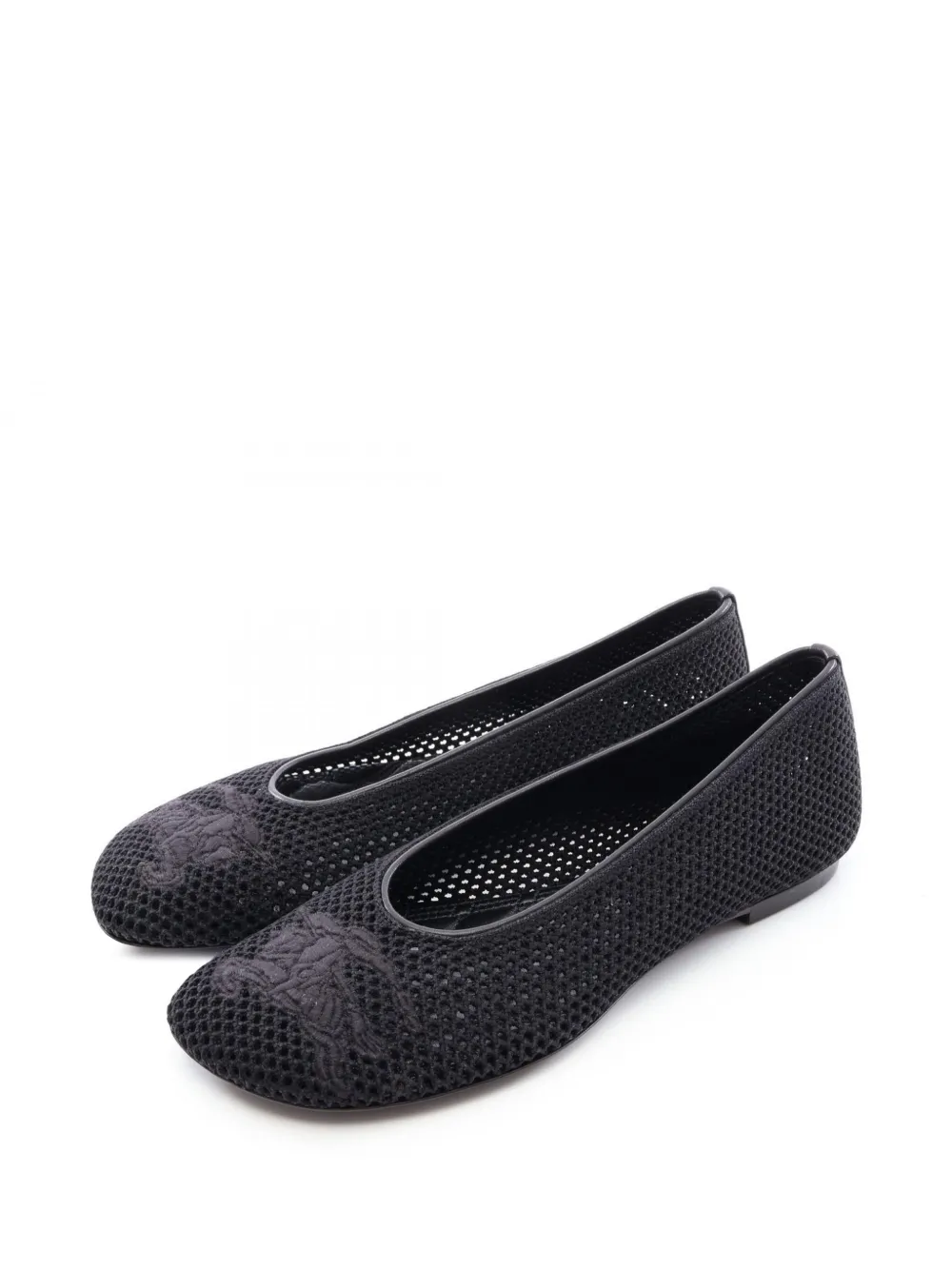 Burberry Pre-Owned 2020s mesh ballet flats - Schwarz