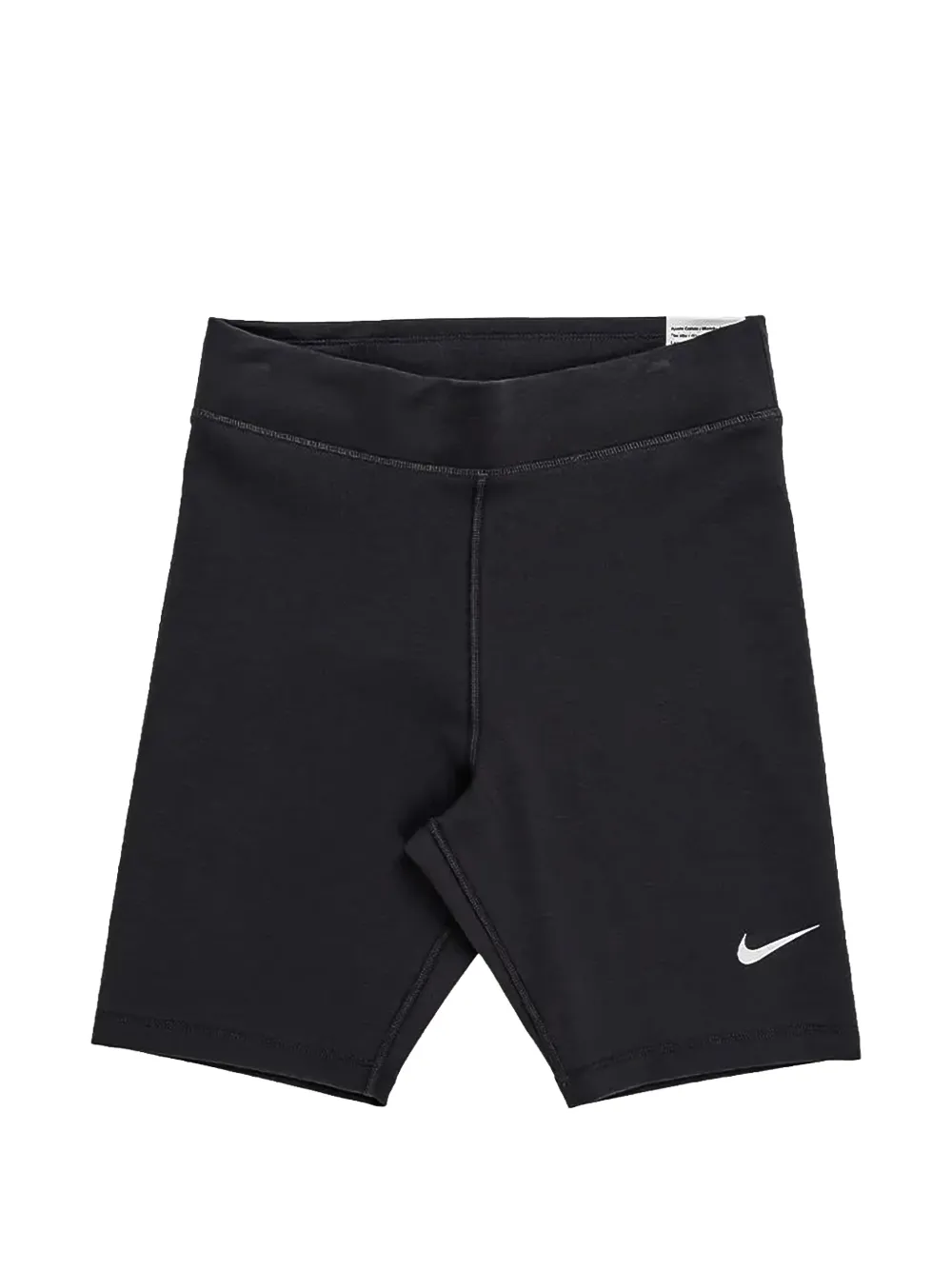 Nike high-waisted biker shorts Zwart