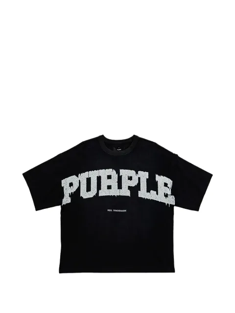 Purple Brand logo-print jersey T-shirt