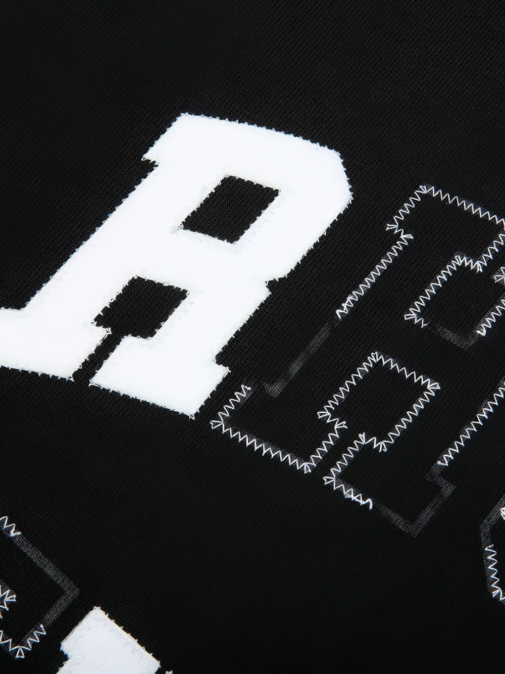 RHUDE Athletic logo-print T-shirt Zwart