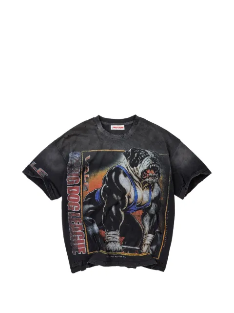 Vale playera con estampado gráfico