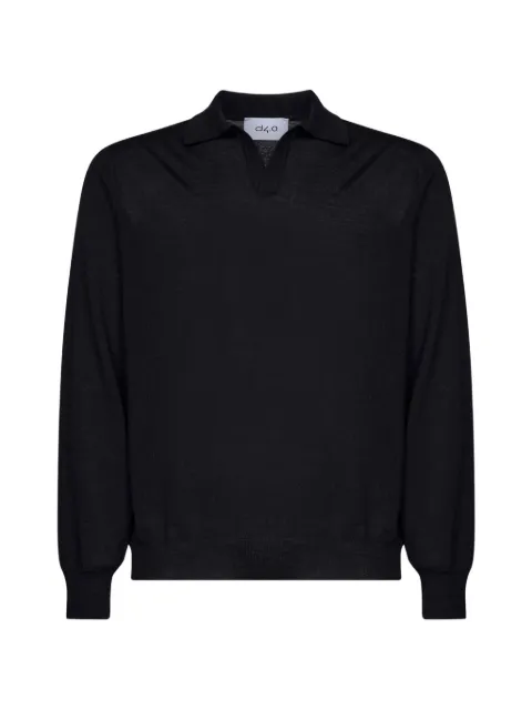 D4.0 virgin wool polo shirt