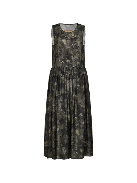 Uma Wang Ardal floral-detail midi dress