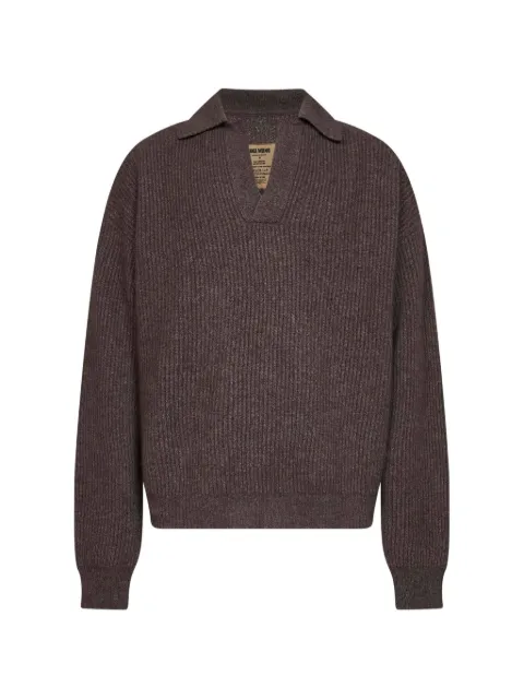 Uma Wang ribbed-knit V-neck sweater