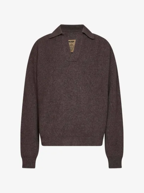 Uma Wang jersey con cuello en V