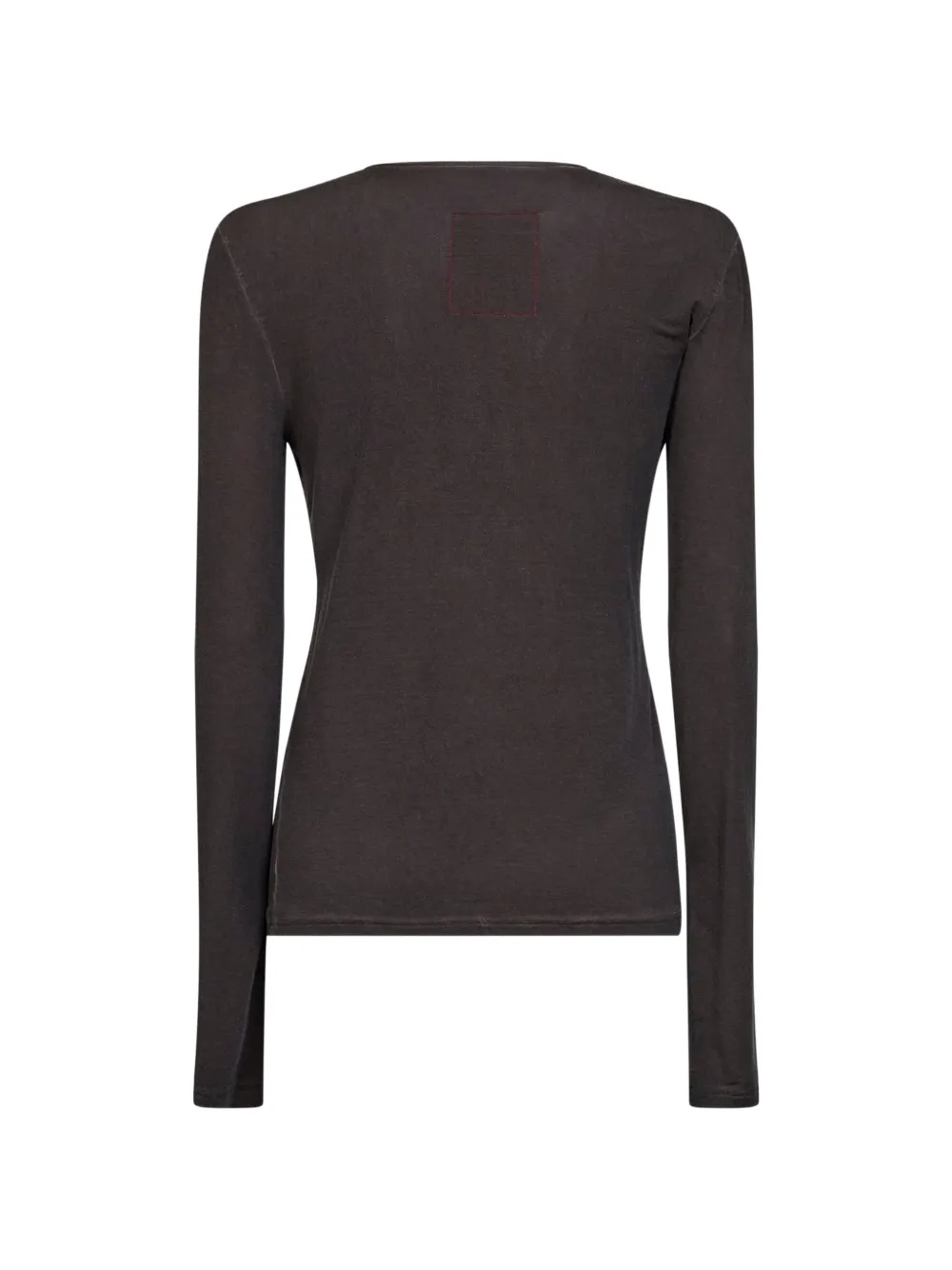 Uma Wang Top met gedraaid detail en lange mouwen Bruin
